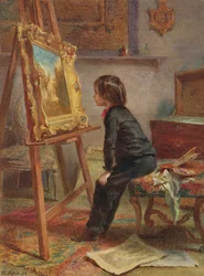 Der junge Kenner, 1869